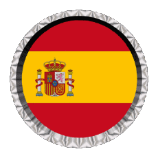 Flags Europe Spain Round - Rings 