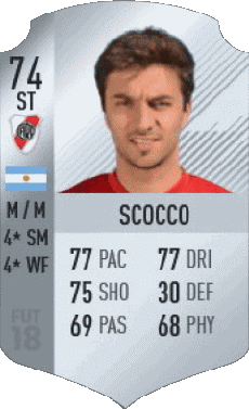 Multi Media Video Games F I F A - Card Players Argentina Ignacio Scocco 