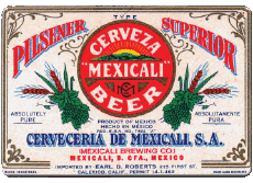 Boissons Bières Mexique Mexicali 