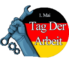 Mensajes Alemán 1. Mai Tag Der Arbeit - Deutschland 