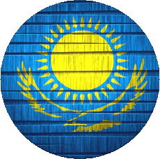 Banderas Asia Kazajstán Ronda 
