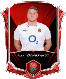 Sports Rugby - Joueurs Angleterre Alex Dombrandt 