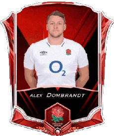 Sports Rugby - Players England Team 2022 Alex Dombrandt 