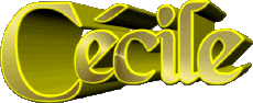 Vorname WEIBLICH - Frankreich C Cécile 