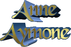 Vorname WEIBLICH - Frankreich A Zusammengesetzter Anne Aymone 