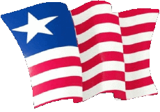 Banderas África Liberia Forma 01 