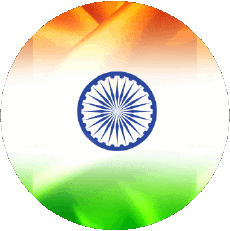 Bandiere Asia India Tondo 