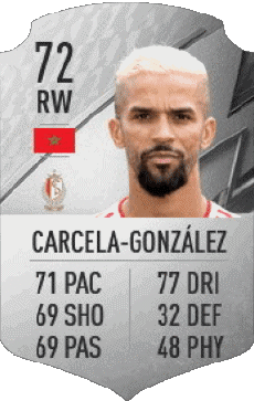 Vídeo Juegos F I F A - Jugadores  cartas Marruecos Mehdi Carcela-González 