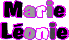 Nombre FEMENINO - Francia M Compuesto Marie Léonie 