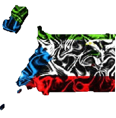 Flags Africa Equatorial Guinea Map 