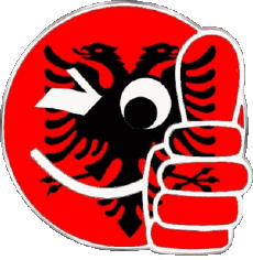 Bandiere Europa Albania Faccina - OK 