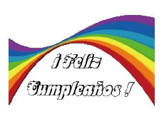 Nachrichten Spanisch Feliz Cumpleaños Abstracto - Geométrico 021 