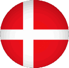 Bandiere Europa Danimarca Tondo 