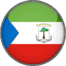 Fahnen Afrika Äquatorialguinea Runde 