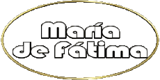 First Names FEMININE - Spain M Composed María de Fátima 