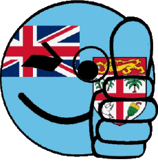 Flags Oceania Fiji Smiley - OK 