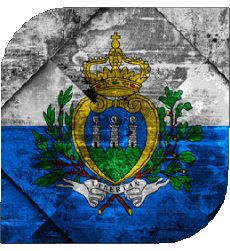 Fahnen Europa San Marino Platz 