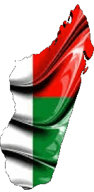 Banderas África Madagascar Mapa 