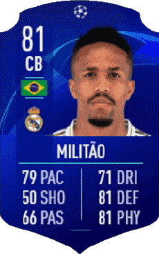 Multimedia Videospiele F I F A - Karten Spieler Brasilien Eder Gabriel Militão 