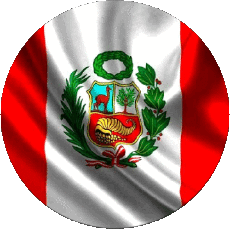 Bandiere America Perù Tondo 