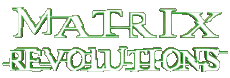 Multimedia Películas Internacional Matrix 03 Revolutions Logotipo Francés 