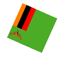 Drapeaux Afrique Zambie Sphere - Cube 