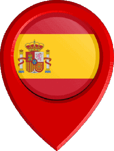 Banderas Europa España Epingle de Localisation 
