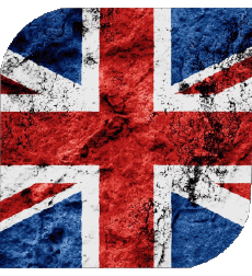 Bandiere Europa UK Quadrato 