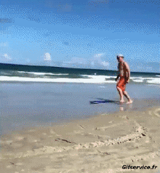 Humor -  Fun Sports Skim board Falls - Fail 