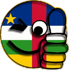 Bandiere Africa Centrafrique Faccina - OK 