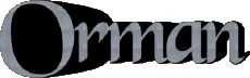 First Names MASCULINE -  UK - USA - IRL - AUS - NZ O Orman 
