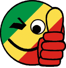 Flags Africa Congo Smiley - OK 