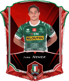 Sport Rugby - Spieler Italien Ivan Nemer 