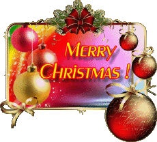 Prénoms - Messages Messages - Anglais Merry Christmas Serie 09 