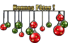 Mensajes Francés Bonnes Fêtes Série 08 