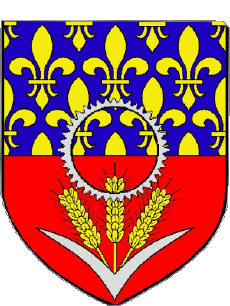 Blasón-Banderas Francia Departamentos - Ciudades 93 Seine Saint Denis 