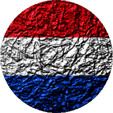 Flags Europe Luxembourg Round 