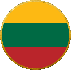 Bandiere Europa Lituania Tondo 