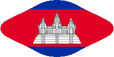 Banderas Asia Camboya Diverso 