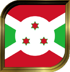 Bandiere Africa Burundi Quadrato 