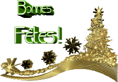 Nachrichten Französisch Bonnes Fêtes (Noël) Serie 15 