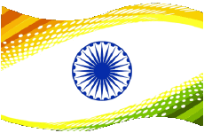 Banderas Asia India Rectángulo 