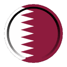 Flags Asia Qatar Round - Rings 