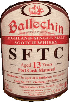 Getränke Whiskey Ballechin Edradour 