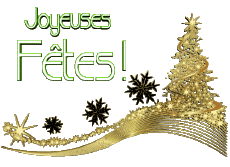 Mensajes Francés Joyeuses Fêtes (Noël) Serie 07 