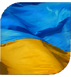 Flags Europe Ukraine Square 