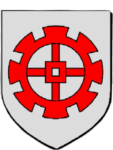 Wappen-Fahnen Frankreich Abteilungen - Städte 68 MULHOUSE Wappen