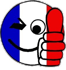 Drapeaux France National Smiley - OK 