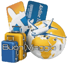 Messages Italian Buon Viaggio Transparent Background 05 