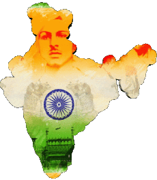 Flags Asia India Map 